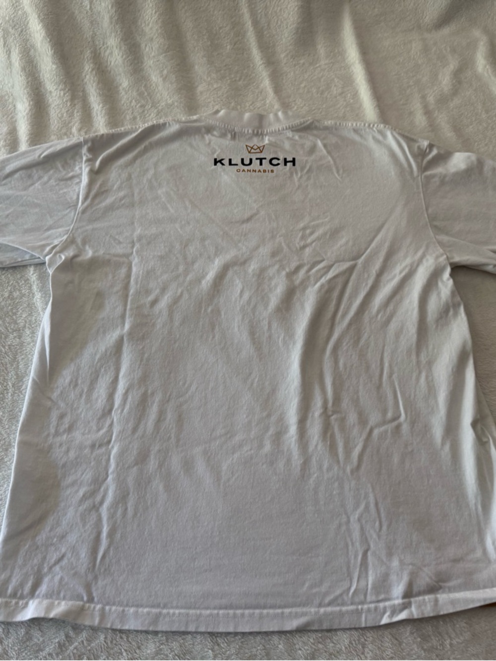 KLUTCH CANNABIS The Whiteout Tee Size XL 420 friendly - Picture 6 of 9